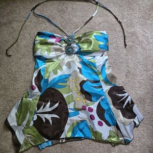 Candie's Multicolor Smocked Top